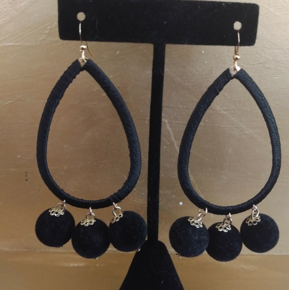 Black Fashion Earrings